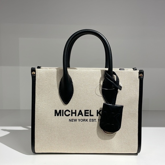 Michael Kors Handbags - Michael Kors Mirella small shopper crossbody bag canvas